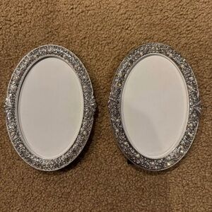 Oval 4x6 jeweled picture frames